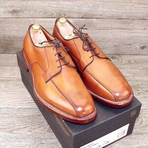 *NIB* $395 Allen Edmonds HILLCREST Derby 14 B Narrow Chestnut *add $15 new Trees